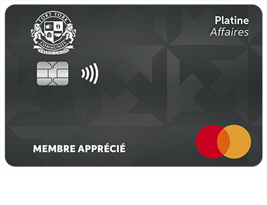 Business Card - Mastercard<sup>MD</sup> Affaires Platine<br>
<strong>Pour les titulaires de carte existants seulement</strong>