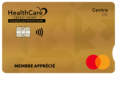 Personal Card - Mastercard<sup>MD&nbsp;</sup>Centra Or
