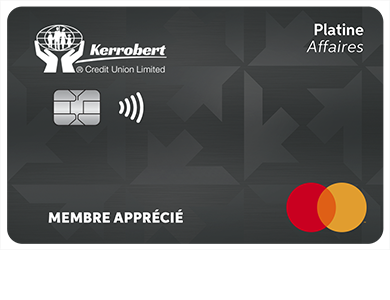 Business Card - Mastercard<sup>MD</sup> Affaires Platine<br>
<strong>Pour les titulaires de carte existants seulement</strong>