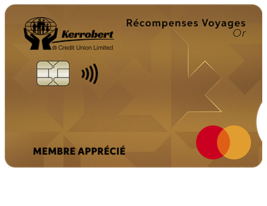 Personal Card - Mastercard<sup>MD </sup>Récompenses voyages Or<br>
<strong>Pour les titulaires de carte existants seulement</strong>