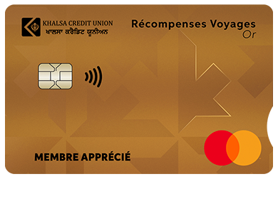 Personal Card - Mastercard<sup>MD </sup>Récompenses voyages Or<br>
<strong>Pour les titulaires de carte existants seulement</strong>