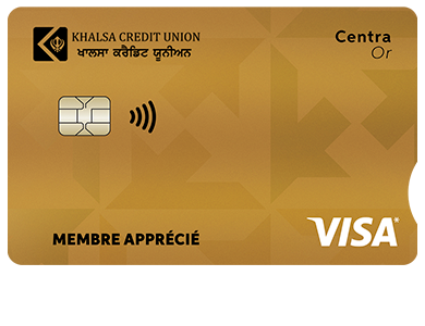 Personal Card - Visa* Centra Or