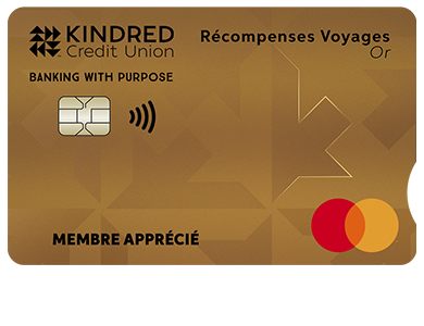 Personal Card - Mastercard<sup>MD </sup>Récompenses voyages Or<br>
<strong>Pour les titulaires de carte existants seulement</strong>