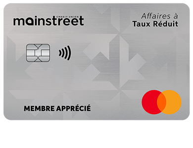 Business Card - Mastercard<sup>MD&nbsp;</sup>Affaires à taux réduit