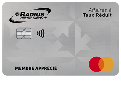 Business Card - Mastercard<sup>MD&nbsp;</sup>Affaires à taux réduit