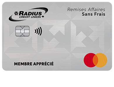 Business Card - Mastercard<sup>MD</sup> Remises Affaires sans frais