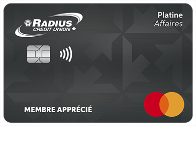 Business Card - Mastercard<sup>MD</sup> Affaires Platine<br>
<strong>Pour les titulaires de carte existants seulement</strong>