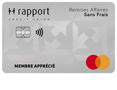 Business Card - Mastercard<sup>MD</sup> Remises Affaires sans frais