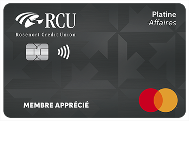 Business Card - Mastercard<sup>MD</sup> Affaires Platine<br>
<strong>Pour les titulaires de carte existants seulement</strong>