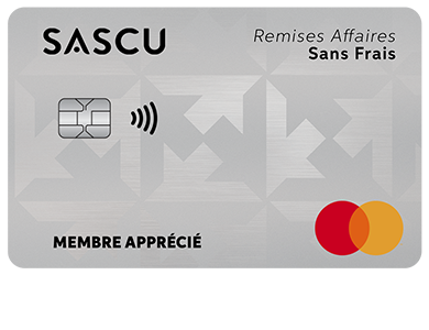 Business Card - Mastercard<sup>MD</sup> Remises Affaires sans frais