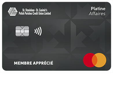 Business Card - Mastercard<sup>MD</sup> Affaires Platine<br>
<strong>Pour les titulaires de carte existants seulement</strong>