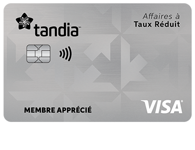 Business Card - Visa* Affaires à taux réduit